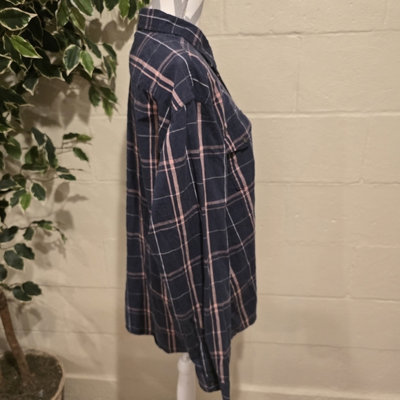 Wrangler Shirt Mens Size 2XL Plaid Button Down Flex For Comfort Cotton Blend. - Picture 2 of 10